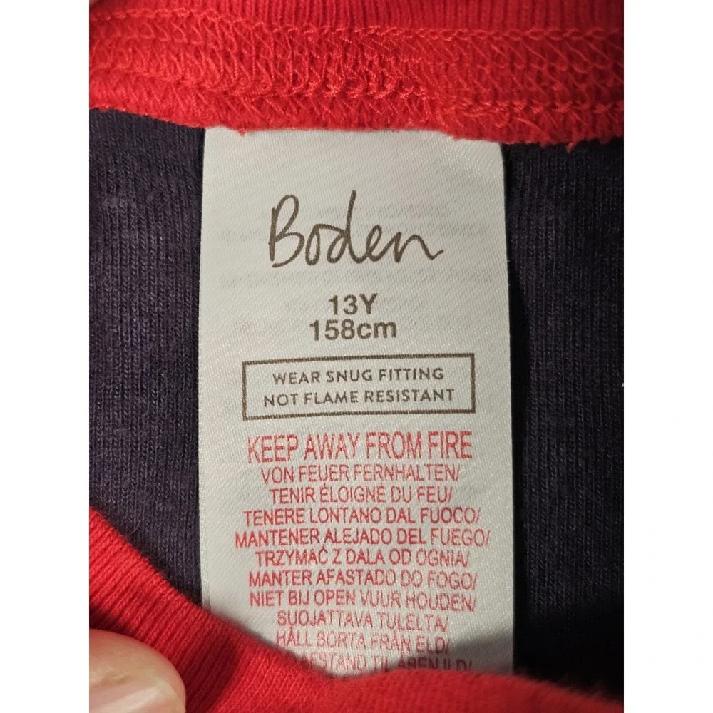 Boden Kids Pajamas Astronaut Space Print Size‎ 13Y 158cm Cotton Sleepwear Set